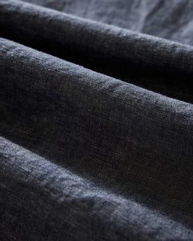 material shot of the fabric on The Utility Shirt in Rinsed Indigo Nep, Wovens by Taylor Stitch