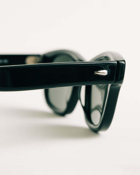 material shot of the joint on The Sergio in Black, Accessories by Taylor Stitch
