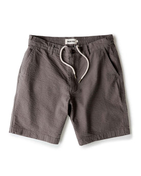 flatlay of The Easy Short in Canteen Seersucker, Bottoms by Taylor Stitch