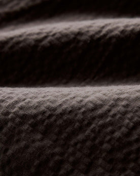 material shot of the seersucker on The Easy Short in Canteen Seersucker, Bottoms by Taylor Stitch