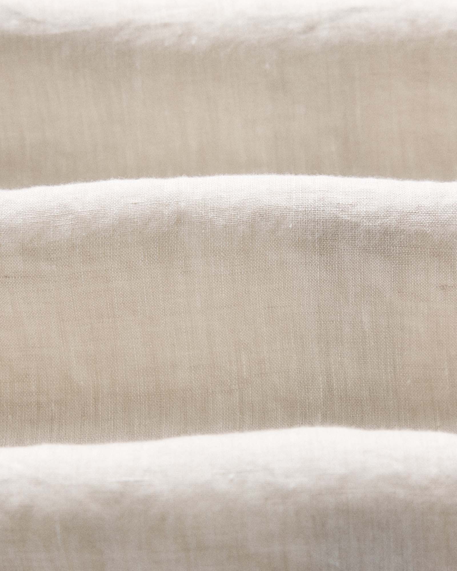 material shot of the fabric on The Jack in Flax Linen, Wovens by Taylor Stitch