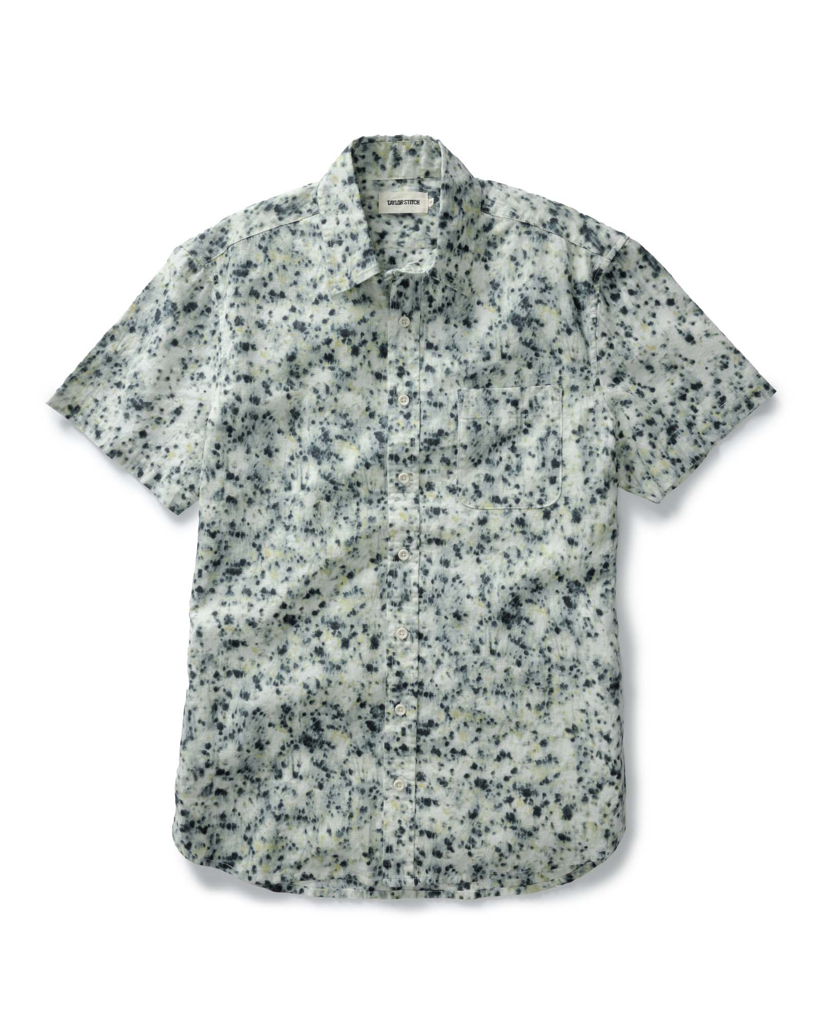 flatlay of The Short Sleeve California in Blue Agave, Wovens by Taylor Stitch