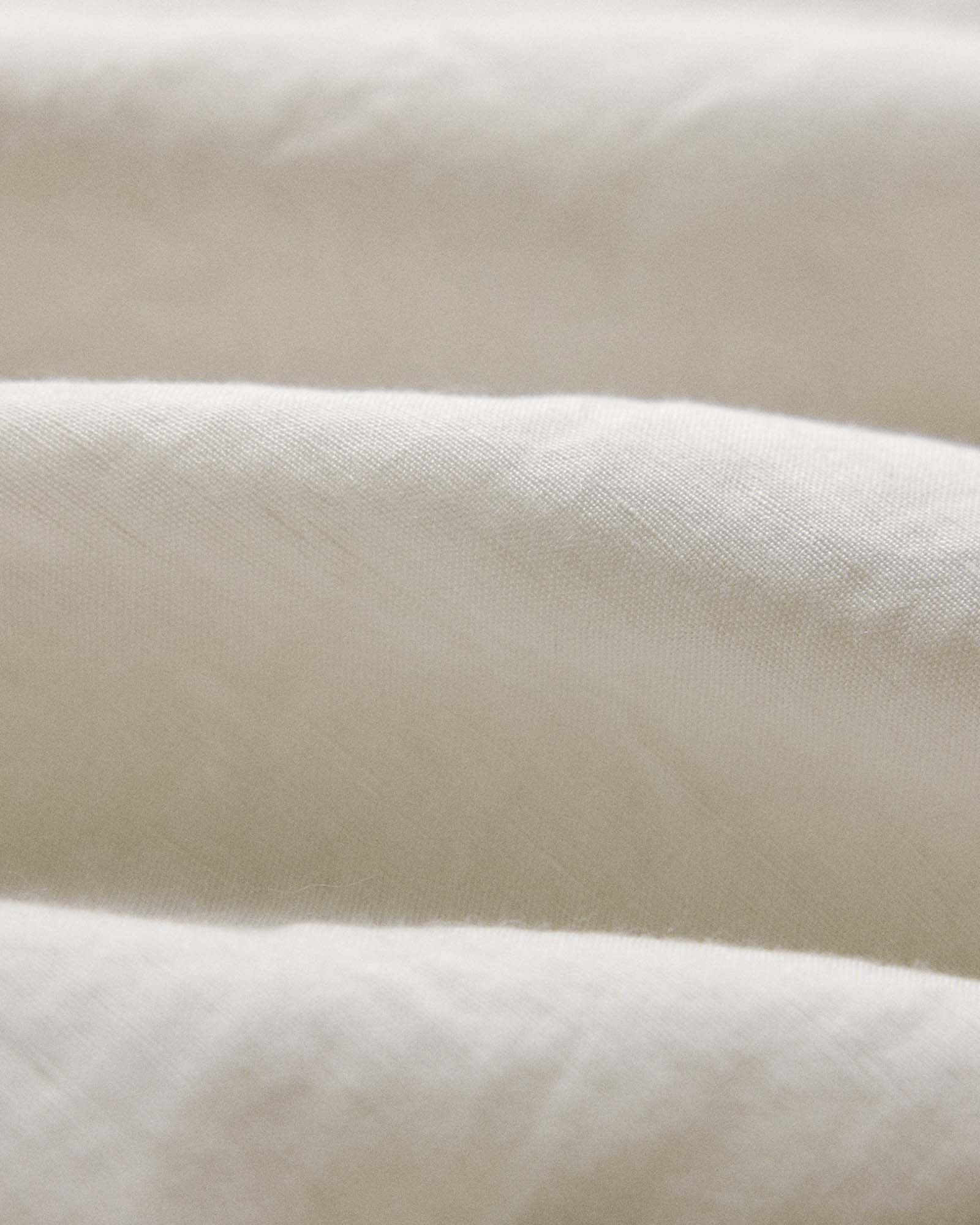 material shot of the fabric on The Weber Shirt in Vintage White, Wovens by Taylor Stitch