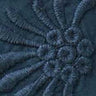 Navy Floral Embroidery