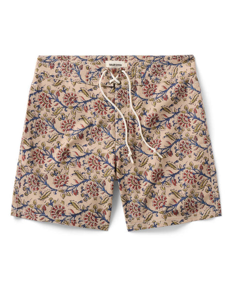 The Drift Board Short in Ivory Floral | Taylor Stitch