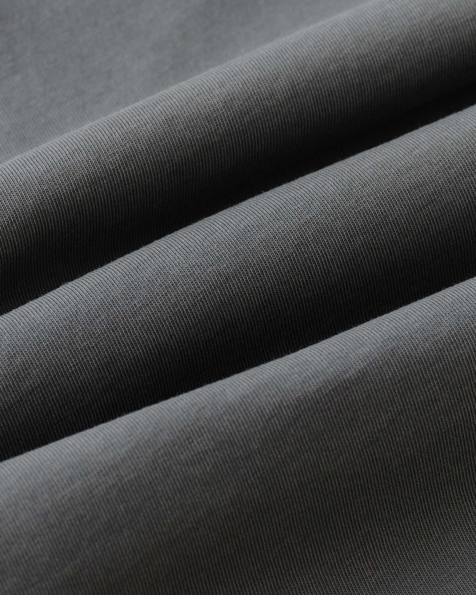 material shot of the fabric on The Organic Cotton Tee in Dead Script, Knits by Taylor Stitch