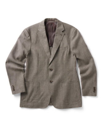 flatlay of The Stevens Sportcoat in Morel Micro Check