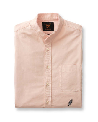 folded flatlay of The Stageworn Jack in Pale Rose Oxford