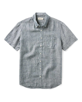 flatlay of The Short Sleeve Jack in Ocean Linen