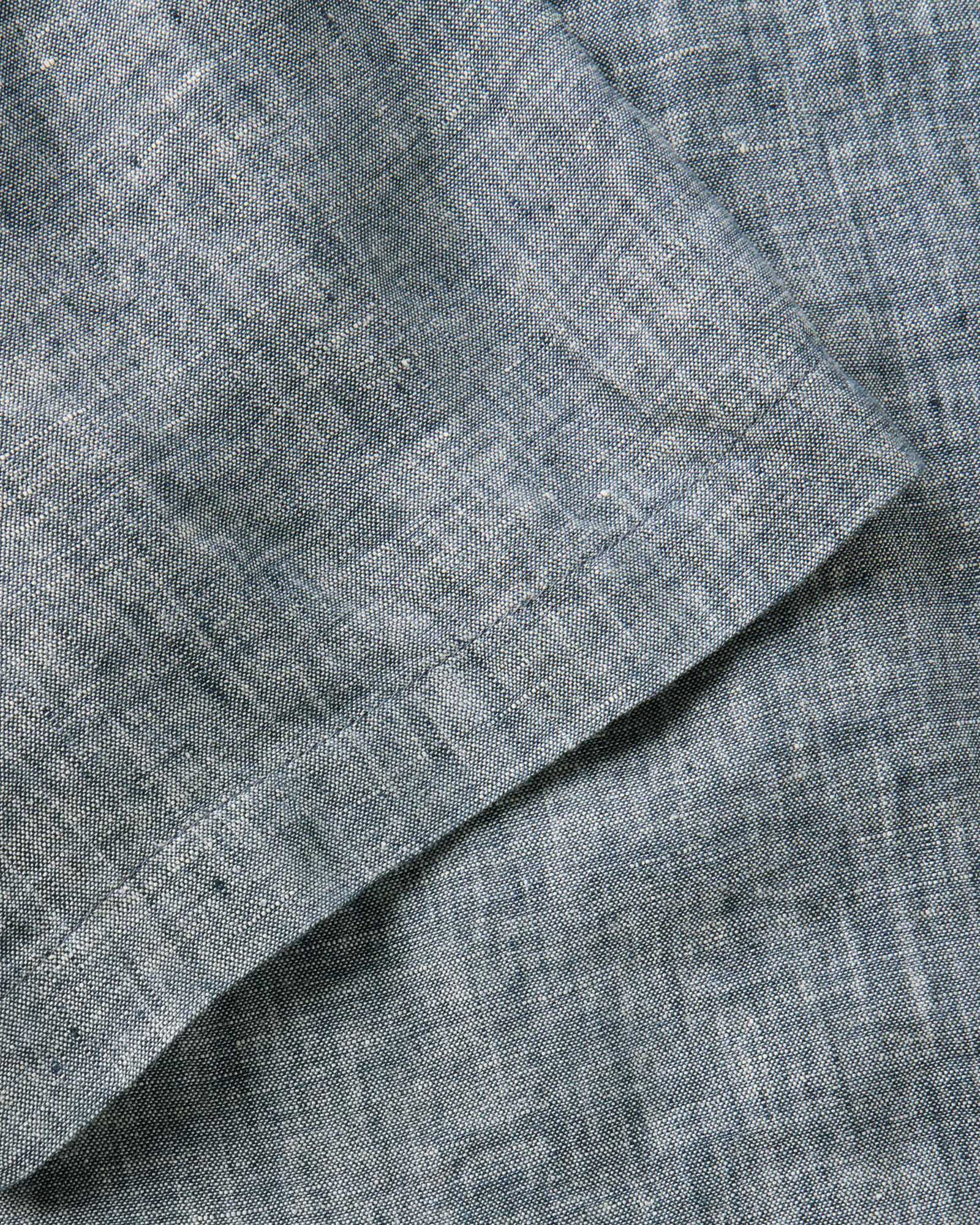material shot of the sleeve on The Short Sleeve Jack in Ocean Linen, Wovens by Taylor Stitch