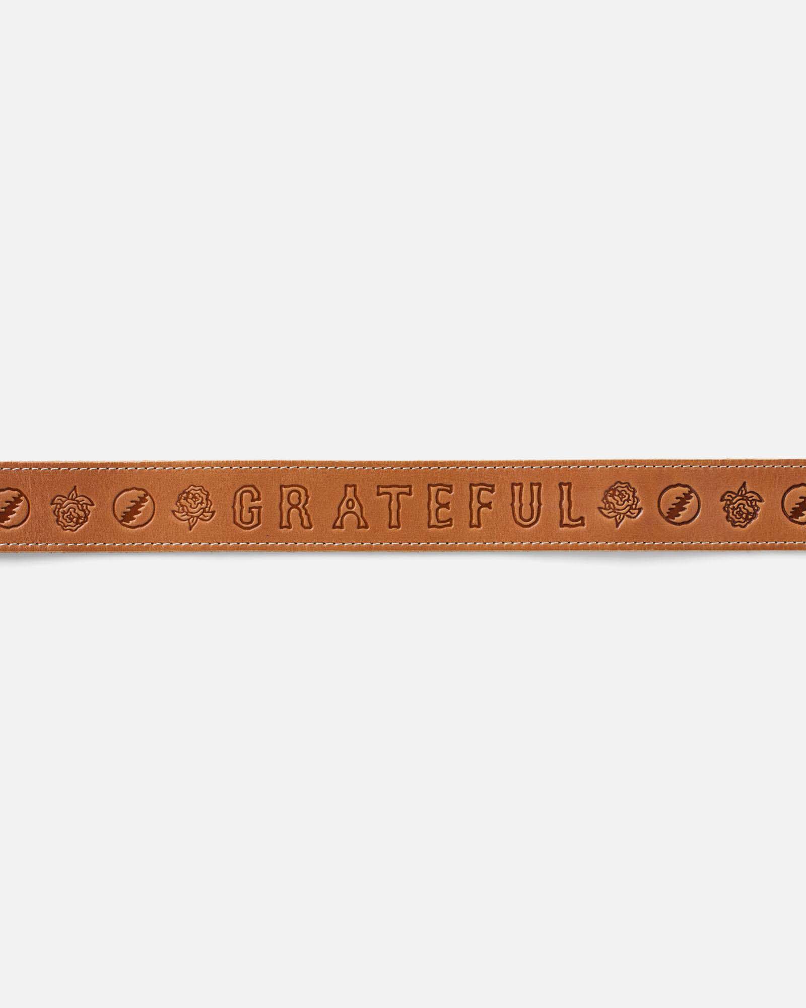 flatlay of The Tour Belt in Washed Saddle, Accessories by Taylor Stitch
