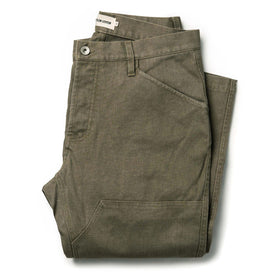 flatlay of The Chore Pant in Stone Boss Duck, Bottoms by Taylor Stitch