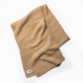 material shot of The Lodge Scarf in Camel