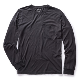The Cotton Hemp Long Sleeve Tee in Charcoal - featured image