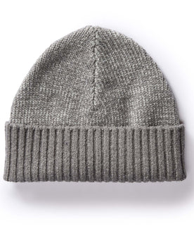 flatlay of The Headland Beanie in Warm Grey, Accessories by Taylor Stitch
