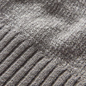 material shot of the yarn on The Headland Beanie in Warm Grey