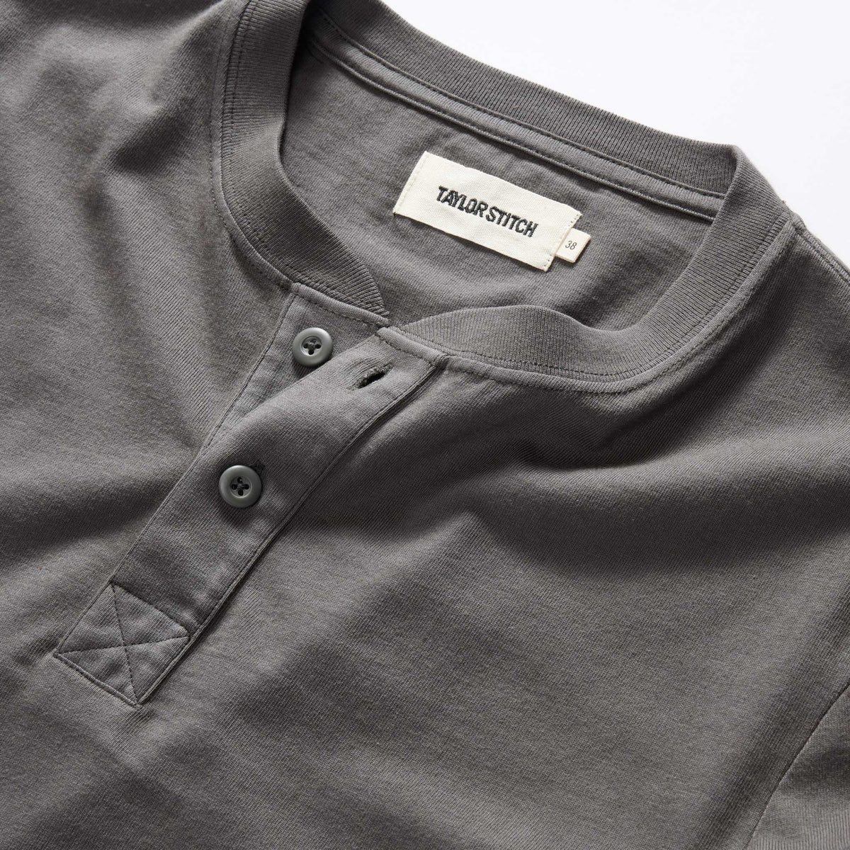 Black Stitched Henley main image 1