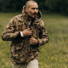 The Explorer Jacket in Vintage Arid Camo Dry Wax - featured image