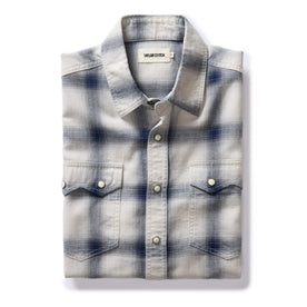 The Frontier Shirt in Indigo Shadow Plaid - featured image
