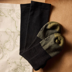 The Merino Sock in Black - featured image
