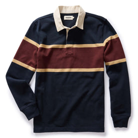 The Rugby in Dark Navy Stripe - featured image