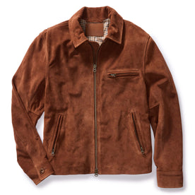 The Wyatt Jacket in Chocolate Suede - featured image