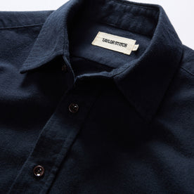 material shot of The Yosemite Shirt in Dark Navy