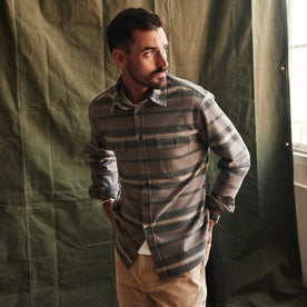 The Yosemite Shirt in Graystone Heather Stripe - featured image