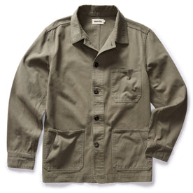 The Ojai Jacket in Organic Smoked Olive Foundation Twill - featured image