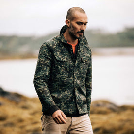 The Venture Jacket in Painted Camo Waxed Canvas | Taylor Stitch