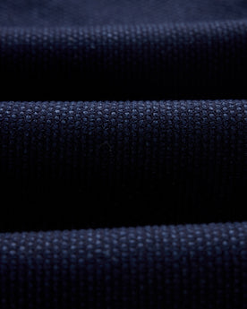 material shot of the fabric on The Apres Pant in Rinsed Indigo Sashiko, Bottoms by Taylor Stitch