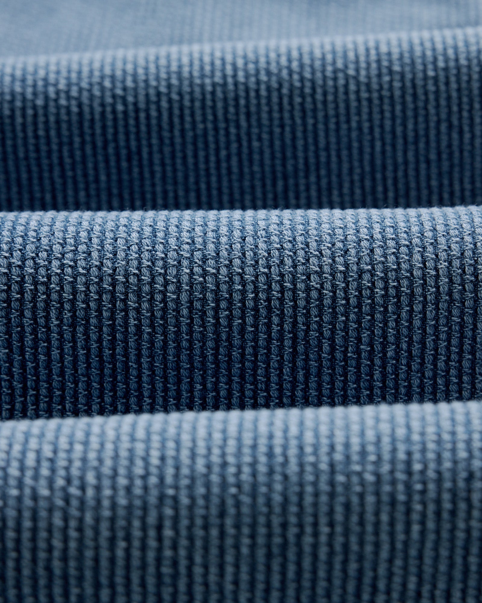 material shot of the fabric on The Apres Pant in Washed Indigo Sashiko, Bottoms by Taylor Stitch