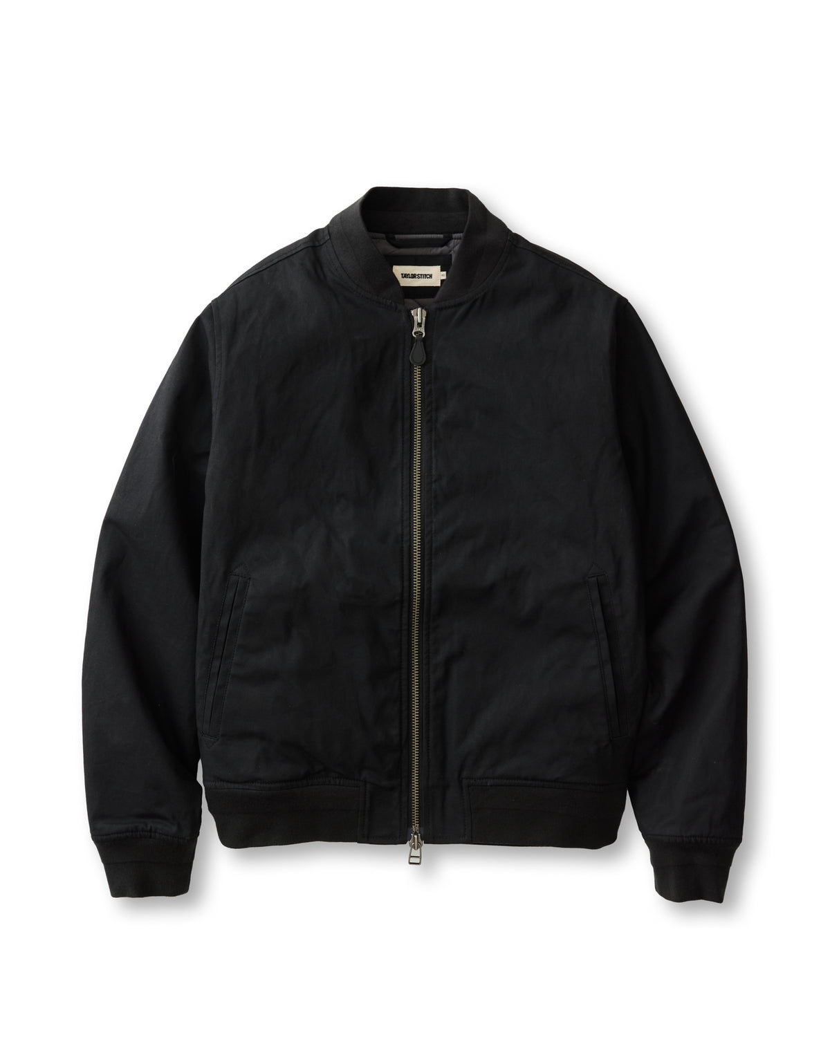 The Insulated Bomber Jacket in Coal Dry Wax