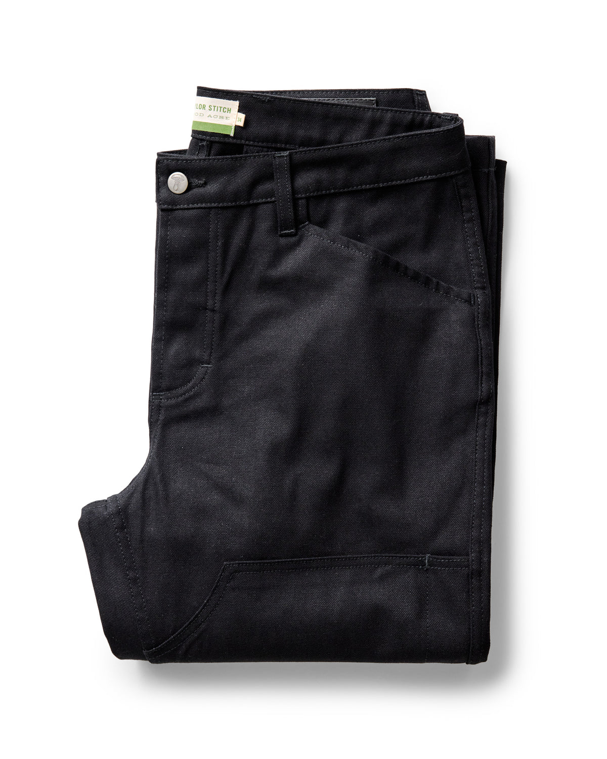 The Good Acre Chore Pant in Black Canvas