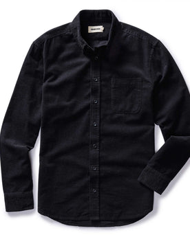 flatlay of The Jack in Heather Coal Pincord, Wovens by Taylor Stitch