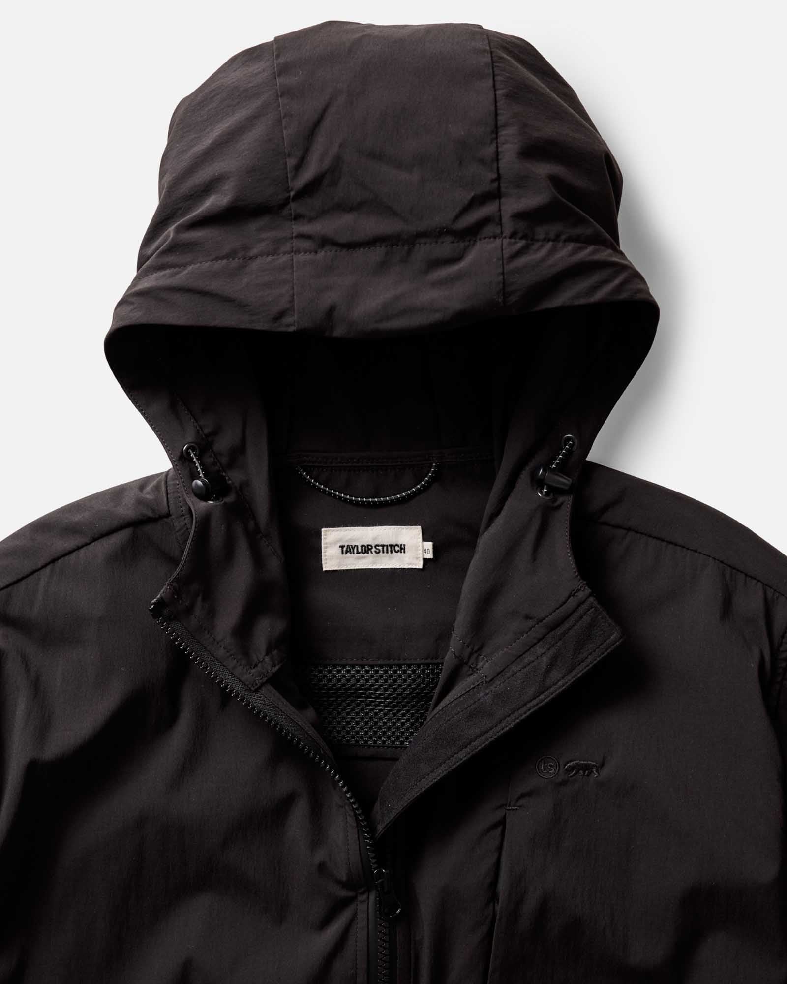 flatlay of The Ridgeline Jacket in Coal open, Outerwear by Taylor Stitch