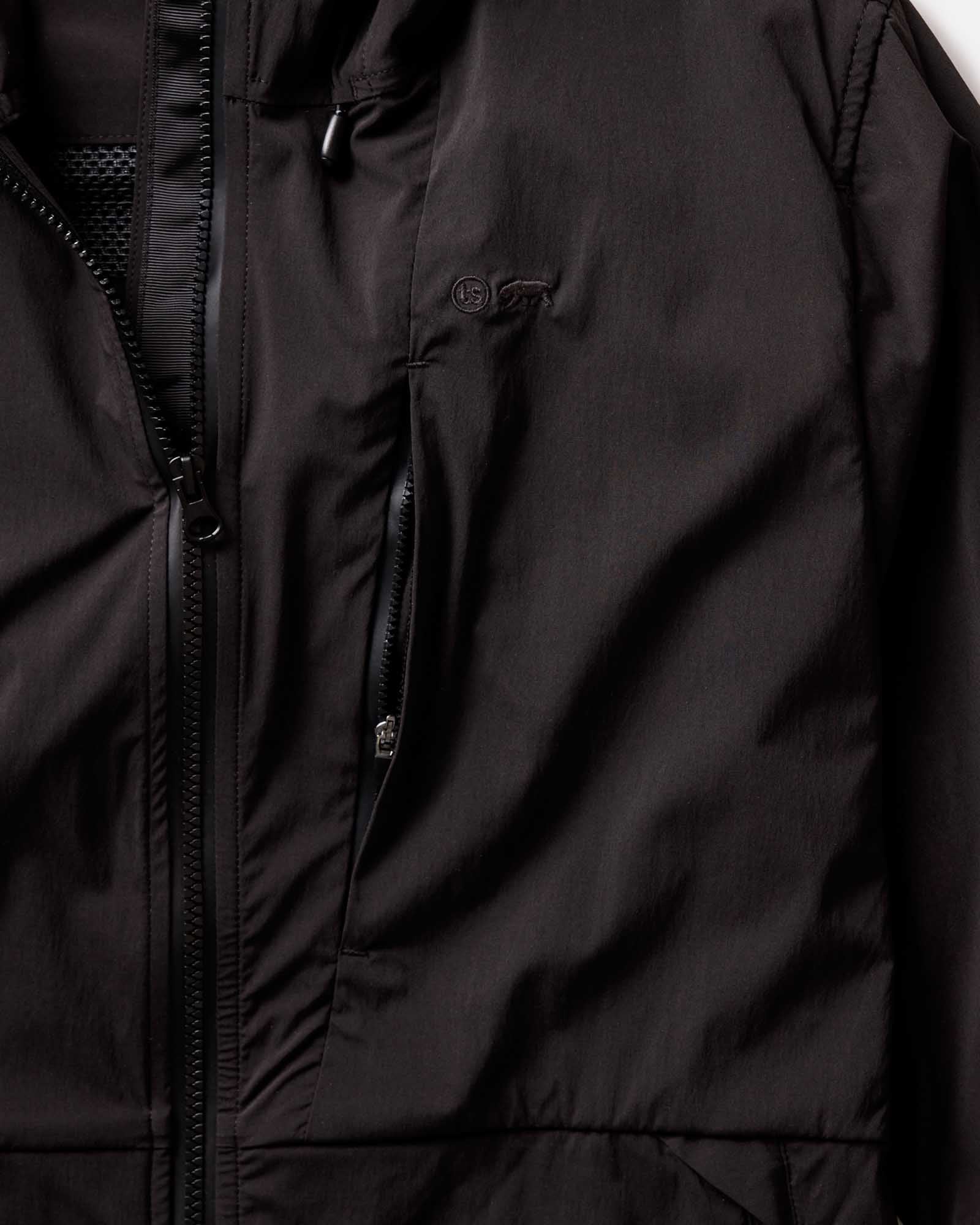 flatlay of the back of The Ridgeline Jacket in Coal, Outerwear by Taylor Stitch