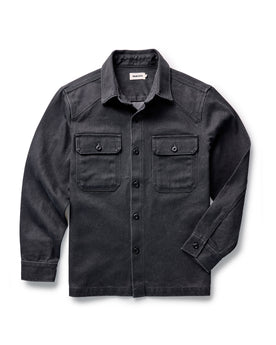 flaltay of The Shop Shirt in Coal Chipped Canvas, Wovens by Taylor Stitch