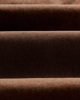 material shot of the fabric on The Camp Pant in Aged Penny Chipped Canvas, Bottoms by Taylor Stitch
