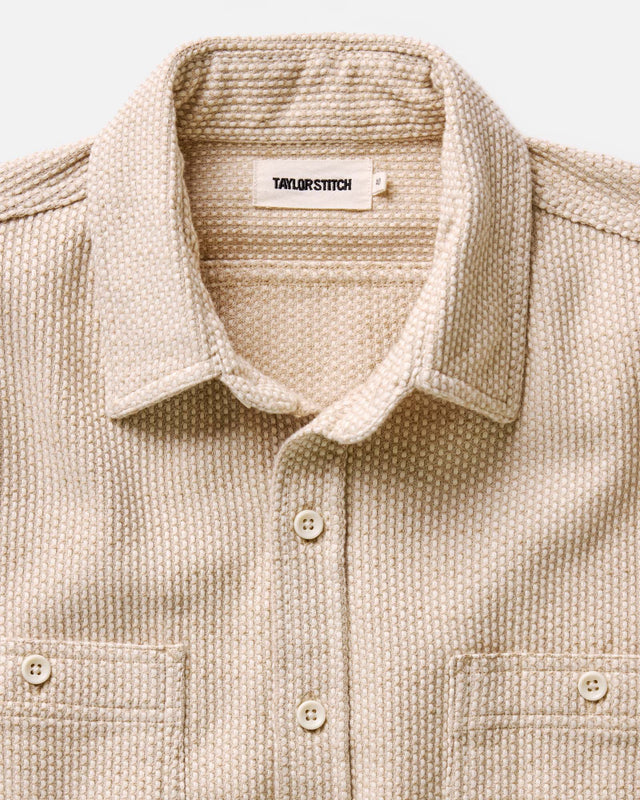 Silk Texture Utility Shirt