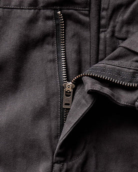 flatlay of The Democratic Foundation Pant in Organic Faded Black, Bottoms by Taylor Stitch