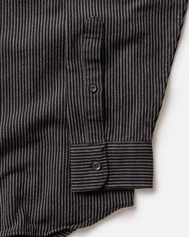 flatlay of The Jack in Roped Black Indigo, Wovens by Taylor Stitch