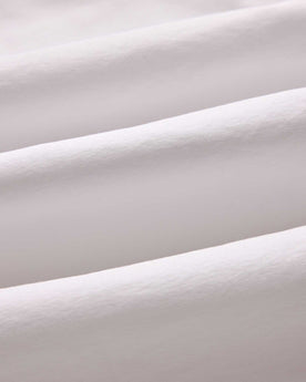 material shot of the fabric on The Jack in White Everyday Oxford, Wovens by Taylor Stitch