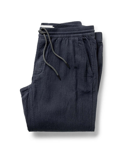 The Apres Pant in Coal Double Cloth