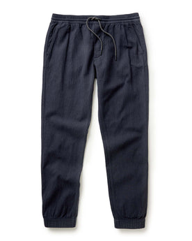 flatlay of The Apres Pant in Coal Double Cloth, Bottoms by Taylor Stitch