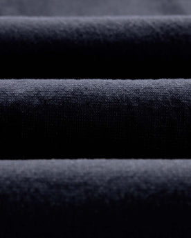 material shot of the fabric on The Apres Pant in Coal Double Cloth, Bottoms by Taylor Stitch
