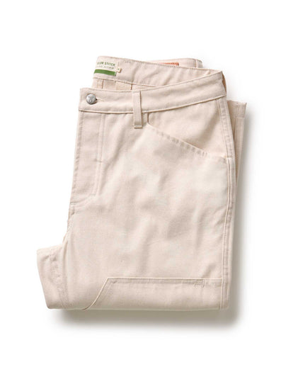 The Good Acre Chore Pant in Natural Canvas