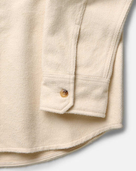 The Maritime Shirt Jacket in Vintage White Moleskin Twill: Alternate Image 6, Outerwear by Taylor Stitch