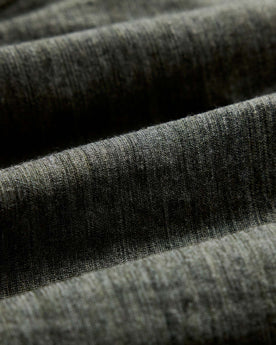 material shot of the fabric on The Merino Boxer in Heather Army, Accessories by Taylor Stitch