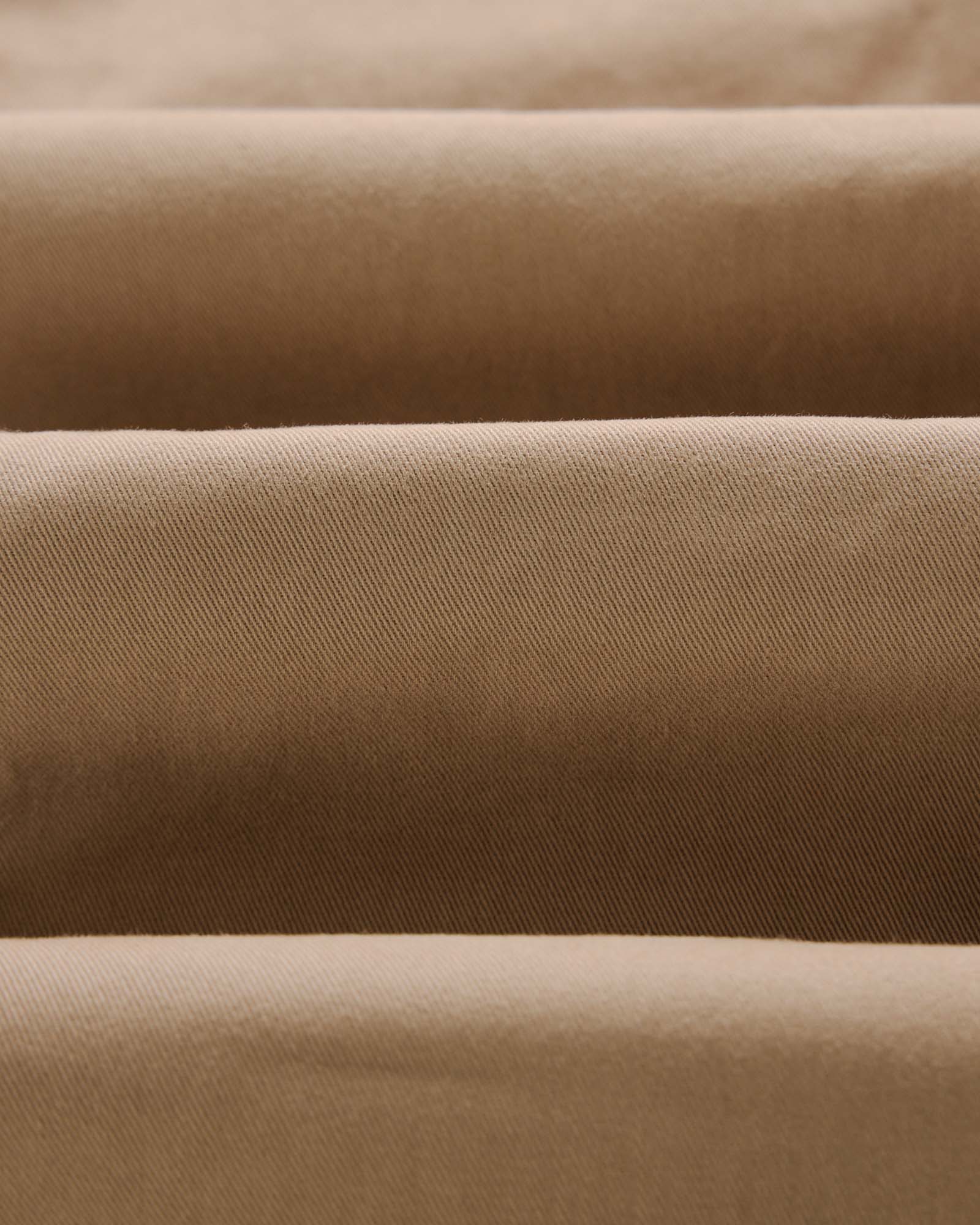 material shot of the leg cuff on The Slim Foundation Pant in Organic Khaki, Bottoms by Taylor Stitch